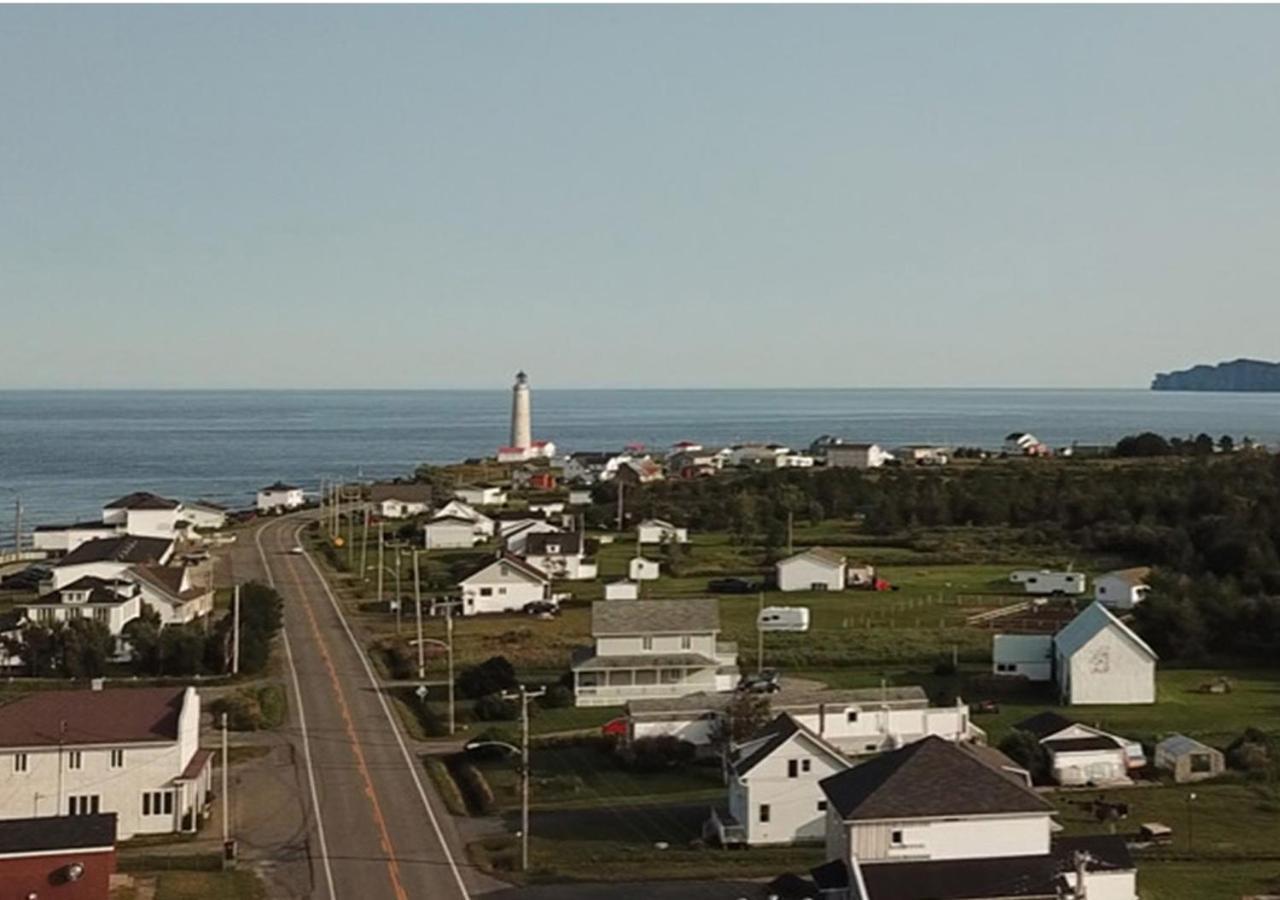 Les Cabines Sur Mer Cap-des-Rosiers Luaran gambar